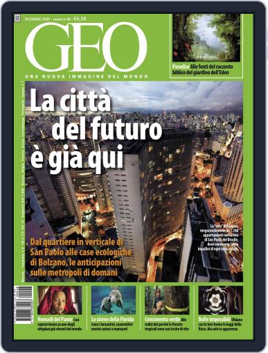 Geo Italia December 1st, 2009 Digital Back Issue Cover