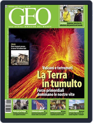 Geo Italia November 1st, 2009 Digital Back Issue Cover
