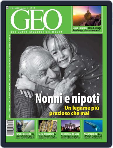 Geo Italia October 1st, 2009 Digital Back Issue Cover