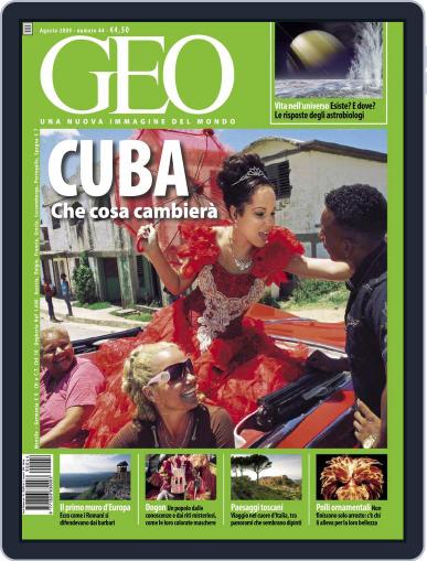 Geo Italia August 1st, 2009 Digital Back Issue Cover
