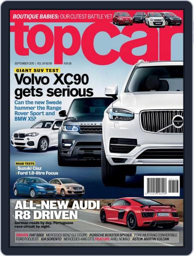 topCar September 1st, 2015 Digital Back Issue Cover