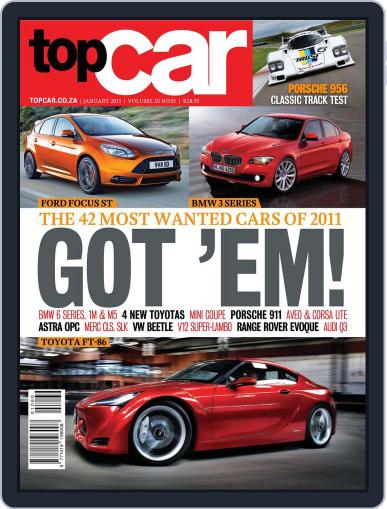 topCar December 8th, 2010 Digital Back Issue Cover