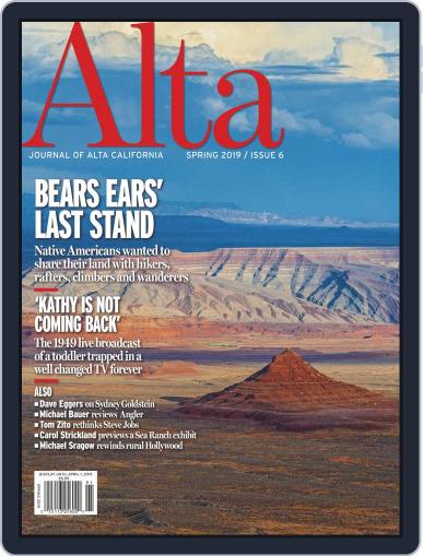 Journal of Alta California March 1st, 2019 Digital Back Issue Cover