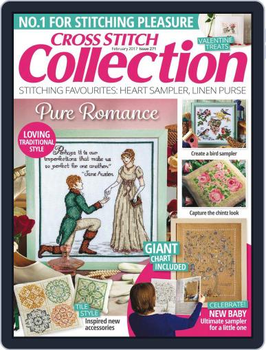 Cross Stitch Collection February 1st, 2017 Digital Back Issue Cover