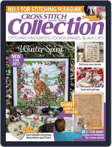 Cross Stitch Collection January 1st, 2017 Digital Back Issue Cover
