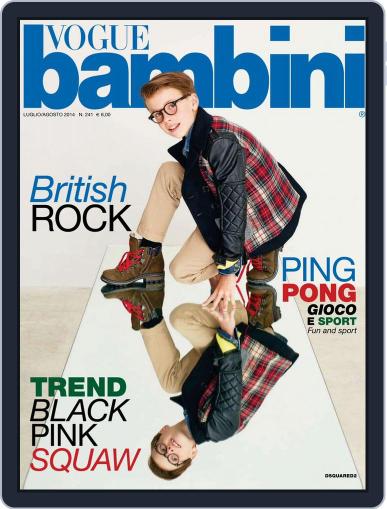 Vogue Bambini July 1st, 2014 Digital Back Issue Cover