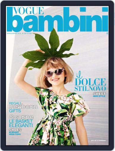 Vogue Bambini (Digital) March 26th, 2014 Issue Cover