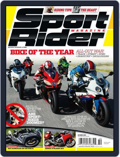 Sport Rider September 21st, 2010 Digital Back Issue Cover