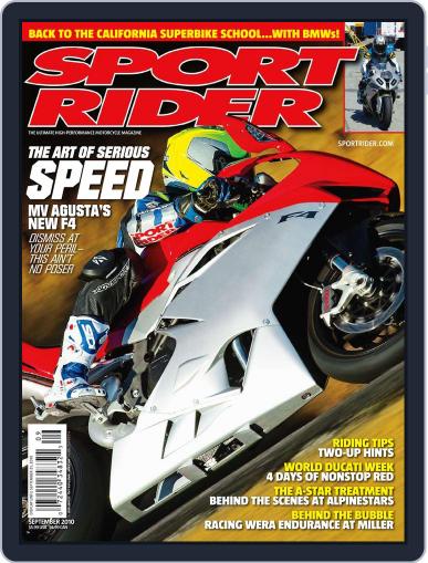 Sport Rider August 17th, 2010 Digital Back Issue Cover