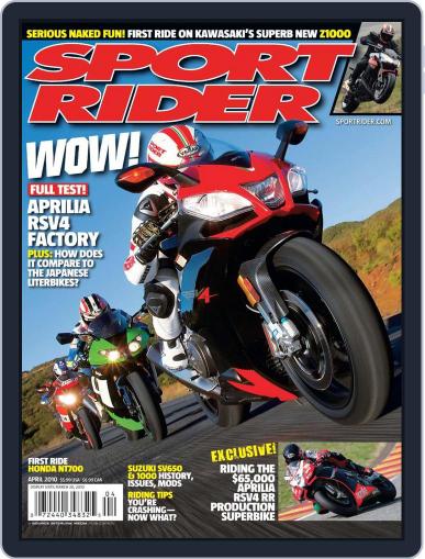 Sport Rider February 16th, 2010 Digital Back Issue Cover