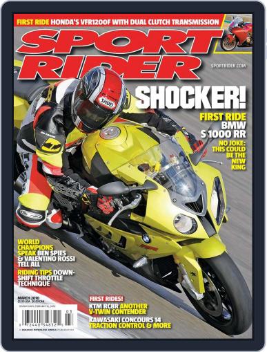 Sport Rider January 12th, 2010 Digital Back Issue Cover