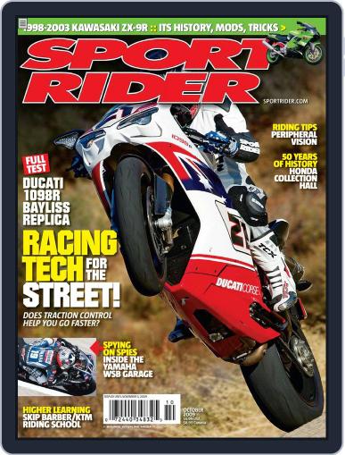 Sport Rider September 22nd, 2009 Digital Back Issue Cover