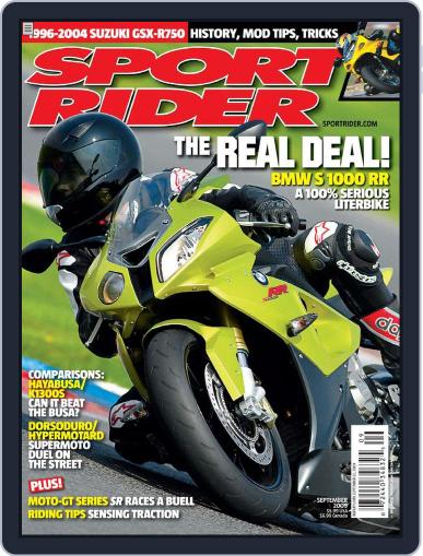 Sport Rider August 18th, 2009 Digital Back Issue Cover