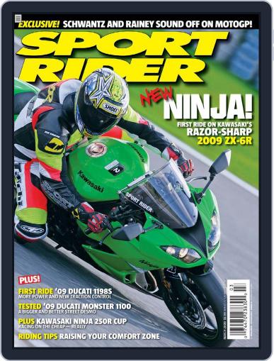 Sport Rider January 13th, 2009 Digital Back Issue Cover
