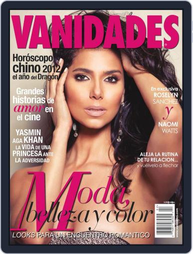 Vanidades Usa January 16th, 2012 Digital Back Issue Cover