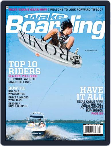 WAKEBOARDING August 3rd, 2006 Digital Back Issue Cover