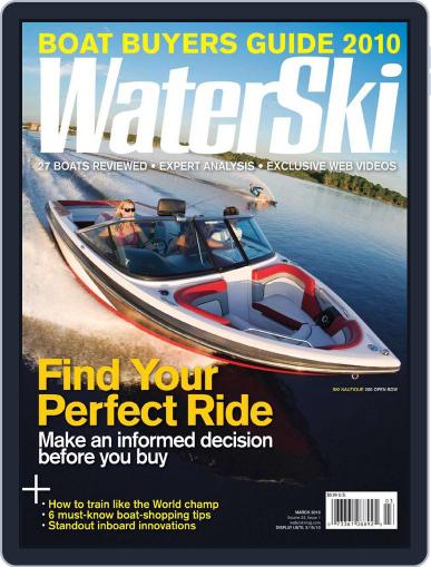 Water Ski January 9th, 2010 Digital Back Issue Cover