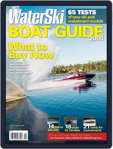 Water Ski January 6th, 2008 Digital Back Issue Cover