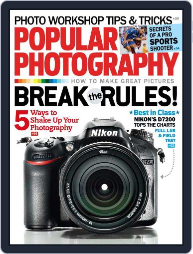 Popular Photography July 1st, 2015 Digital Back Issue Cover