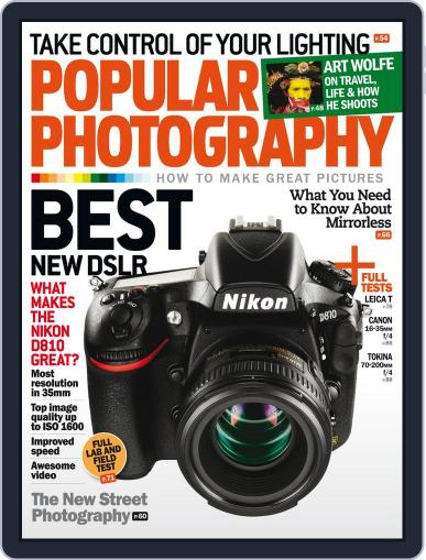 Popular Photography October 1st, 2014 Digital Back Issue Cover