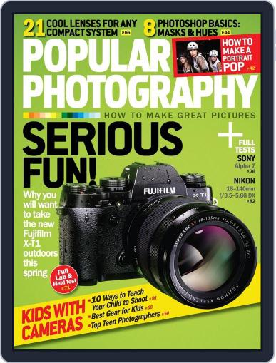 Popular Photography April 1st, 2014 Digital Back Issue Cover