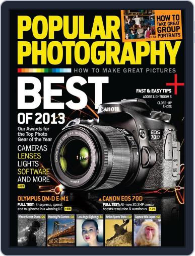 Popular Photography December 1st, 2013 Digital Back Issue Cover
