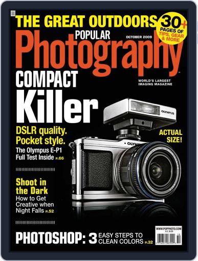 Popular Photography September 7th, 2009 Digital Back Issue Cover