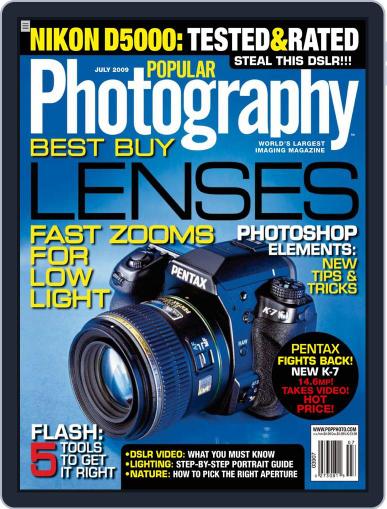 Popular Photography June 16th, 2009 Digital Back Issue Cover