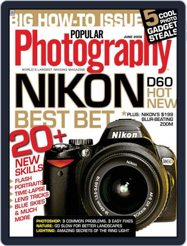 Popular Photography May 6th, 2008 Digital Back Issue Cover