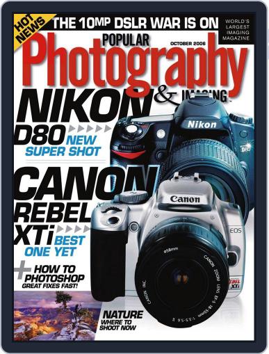 Popular Photography September 11th, 2006 Digital Back Issue Cover