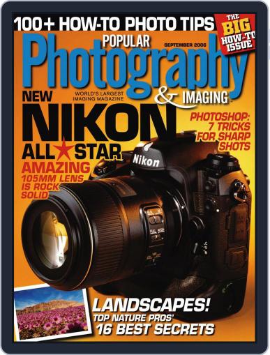 Popular Photography August 1st, 2006 Digital Back Issue Cover