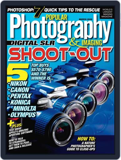 Popular Photography February 2nd, 2006 Digital Back Issue Cover
