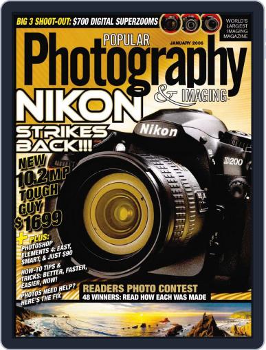 Popular Photography December 1st, 2005 Digital Back Issue Cover