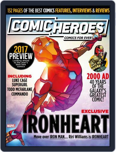 Comic Heroes January 1st, 2017 Digital Back Issue Cover