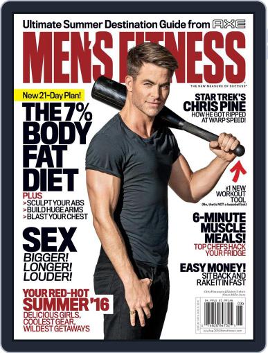 Men's Fitness July 1st, 2016 Digital Back Issue Cover