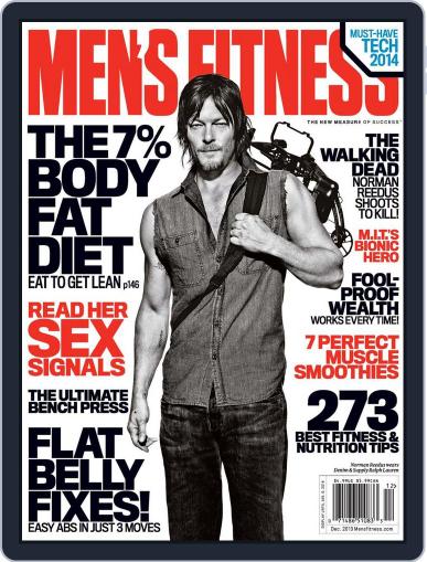 Men's Fitness December 1st, 2013 Digital Back Issue Cover