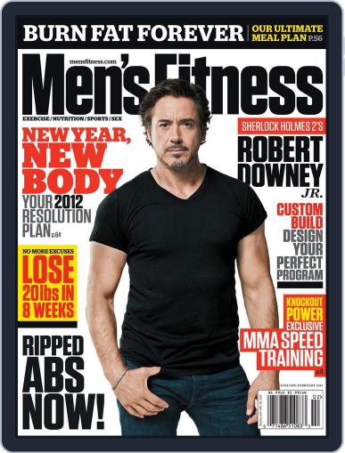 Men's Fitness December 9th, 2011 Digital Back Issue Cover