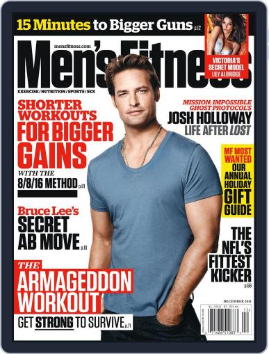 Men's Fitness November 11th, 2011 Digital Back Issue Cover