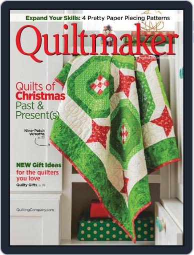 QUILTMAKER November 1st, 2019 Digital Back Issue Cover