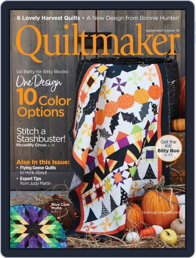 QUILTMAKER September 1st, 2018 Digital Back Issue Cover