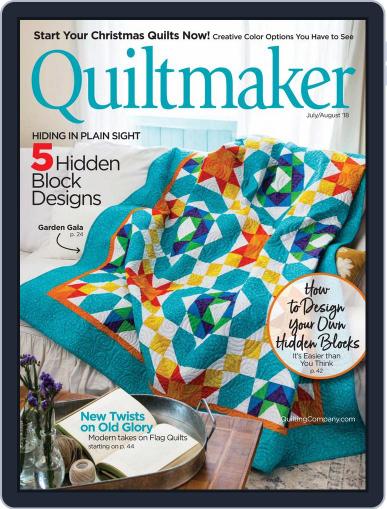 QUILTMAKER July 1st, 2018 Digital Back Issue Cover