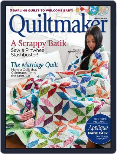 QUILTMAKER March 1st, 2018 Digital Back Issue Cover