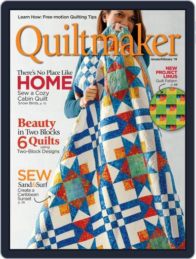 QUILTMAKER January 1st, 2018 Digital Back Issue Cover