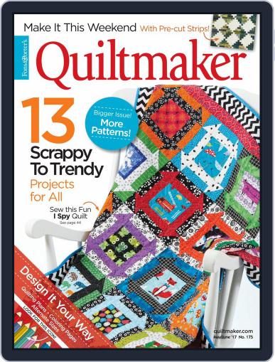 QUILTMAKER May 1st, 2017 Digital Back Issue Cover