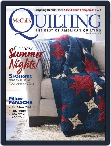 McCall's Quilting July 1st, 2020 Digital Back Issue Cover