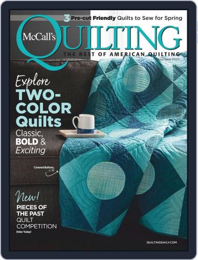 McCall's Quilting May 1st, 2020 Digital Back Issue Cover