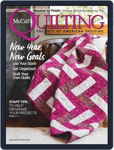 McCall's Quilting January 1st, 2020 Digital Back Issue Cover