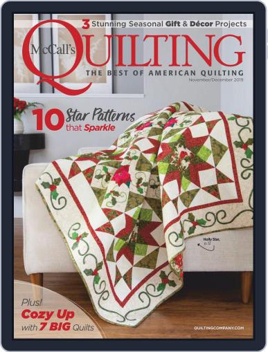 McCall's Quilting November 1st, 2019 Digital Back Issue Cover