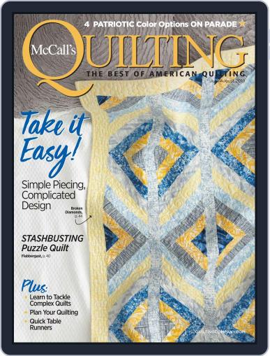 McCall's Quilting July 1st, 2019 Digital Back Issue Cover
