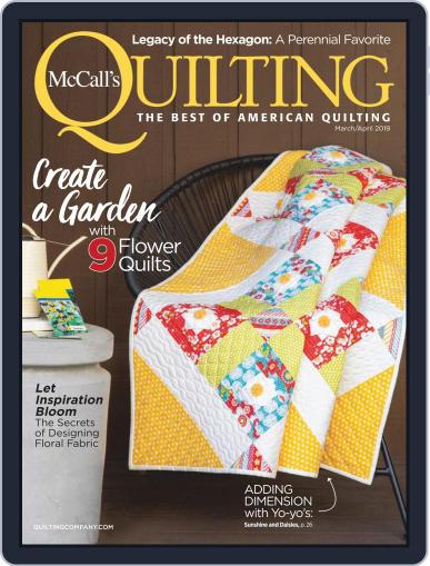 McCall's Quilting March 1st, 2019 Digital Back Issue Cover